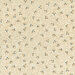 Cool light cream fabric with a dotted vine and calico leaf print.