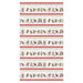 Border stripe featuring stripes of little mice preparing for Christmas.