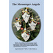 The front of The Messenger Angels pattern by J. Minnis Designs featuring 4 angels made of panels on a Christmas wreath