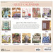 Image of a 2025 quilt calendar showing monthly quilt designs from January to December.