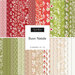 Collage of the fabrics included in the Buon Natale Layer Cake.