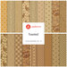A collage of the neutral fabrics included in the Toasted FQ Set.