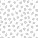 Gray silhouettes of Christmas ornaments scattered on a white background