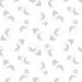 Gray outlines of snowmen wearing scarves and hats scattered on a white background