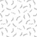 Pattern of scattered gray bats on a white background, creating a whimsical and spooky design.