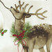 An 8x8 close up swatch of the reindeer, demonstrating detail and scale.
