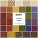 A square collage of red, orange, yellow, green, blue, and purple fabrics with an Autumn Breeze tag in the center