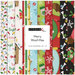 Collage of fabrics featuring festive pet-themed patterns labeled Merry Woof-Mas.