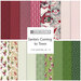 Fabric collection titled Santa's Coming to Town featuring red and green patterns, including Santa motifs.