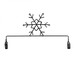 Snowflake with Clips - 8"