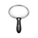 LED Magnifier 5in Round Black