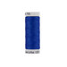 A spool of royal blue sewing thread isolated on a white background