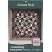Quilt pattern cover featuring a Hunter Star design with black, pink, and cream colors by Brenda Henning.