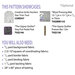 Diagram listing quilting tools and materials needed for a pattern. Includes tool names and fabric requirements.