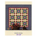 A colorful quilt titled Autumn Journey featuring floral patterns on a decorative background.