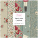 Fabric bundle titled Merry Little Christmas by Tilda, featuring five patterned fat quarters in festive designs.