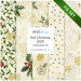Collage of the fabrics included in the FQ Set Cream/Gold by Stof Fabrics.
