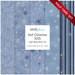 Collage of the fabrics included in the Half Yard Set Light Blue/Silver by Stof Fabrics.