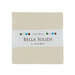 Solid cream Bella Solids charm pack isolated on a white background