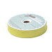 Spool of chartreuse bias tape isolated on a white background