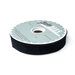 Spool of navy blue bias tape isolated on a white background