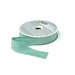 A spool of seafoam ribbon with a portion unspoiled isolated on a white background.