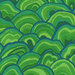 A pattern of overlapping green shapes in varying shades, resembling hills or waves.