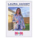 The front of the Laura Jacket pattern, featuring the finished jacket displayed by a model.