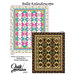 The front of the Belle Kaleidoscope pattern with the finished versions of the quilts, displayed on a white background.