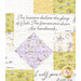 Patchwork quilt with floral patterns and Bible verses, including Psalm 19 and Psalm 118.