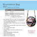 A supply list for a Roundabout Bag pattern, including fabric requirements and additional materials.