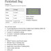 Image of a supply list for making a pickleball bag, detailing fabric types, yardages, and tools needed.