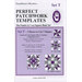 A package of Perfect Patchwork Templates, Set T, featuring designs for various quilt shapes and sizes.