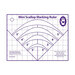 Mini scallop marking ruler featuring three curved lines with measurements from 2 to 5 inches.