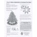 Instruction sheet for making a tablecloth or Christmas tree skirt, featuring diagrams and steps.