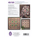 Image of a quilting pattern package featuring a colorful quilt design, ruler tools, and usage instructions.