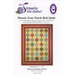 Cover image for a quilt pattern titled Mosaic Four Patch Bed Quilt, featuring colorful geometric designs.