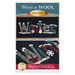 The front of the Shabby Fabrics pattern for Words in Wool January, showing a black wool mat with the word 