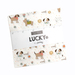 A fabric bundle featuring playful dog prints labeled Lucky