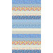 border stripe fabric pattern of all the blue and white fabric in 30's Playtime collection 2025