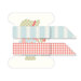 Digital mockup of the sunbonnet themed binding holder with fabrics 