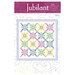 Colorful quilt pattern cover for Jubilant featuring vibrant geometric florals.