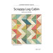 The front of the Scrappy Log Cabin pattern featuring a digital version of the quilt isolated on a white background.