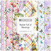 A collage of spring and Easter fabrics included in the Basket Full of Blessings FQ Set.