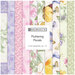 A collage of floral fabrics included in the Fluttering Florals Fat Quarter Bundle.