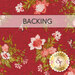 red floral fabric for blessings of summer backing 