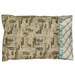 A shot of the Magic Pillowcase in brown and blue, isolated on a white background.