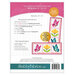 Back cover of the pattern listing project requirements.