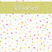 Fabric featuring multicolored crosses on a white background labeled Backing.