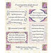 A cream panel featuring tiles of flowers and Bible verses of friendship and faith.